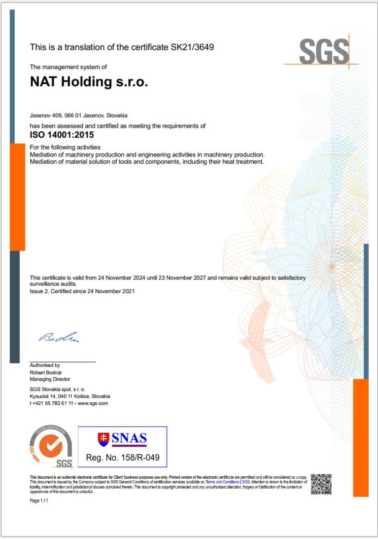 EN ISO 9001:2015